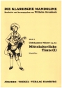 Mittelalterliche Tnze unbekannter Meister Band 1 fr Mandoline