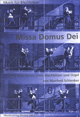 Missa Domus Dei fr Tenor, Chor, Blechblser und Orgel Partitur (Mindestabnahme 4 Ex.)