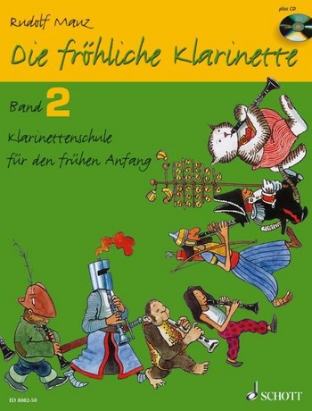 Die frhliche Klarinette Band 2 (+CD) fr Klarinette