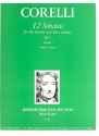 12 Sonatas op.5 Band 3 fr Altblockflte und Bc.