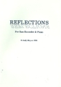 Reflections for bass recorder and piano (1998)