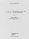 Viva Emiliano pour flute a bec tenor et timbales ou violoncelle