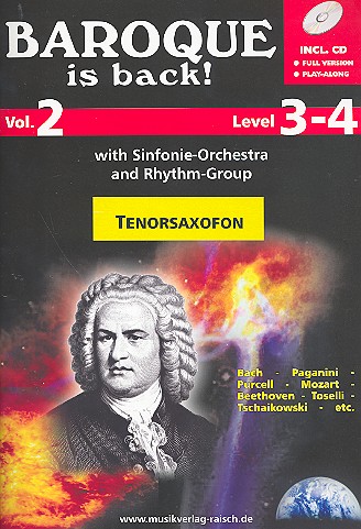 Baroque is back vol. 2 (+CD) fr 1-2 Tenorsaxophone