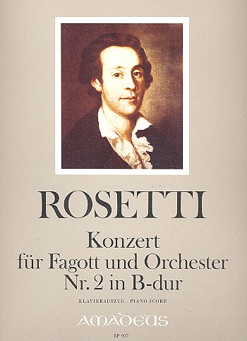 Konzert B-Dur Nr.2 fr Fagott und Orchester fr Fagott und Klavier Moesus, Johannes, Ed