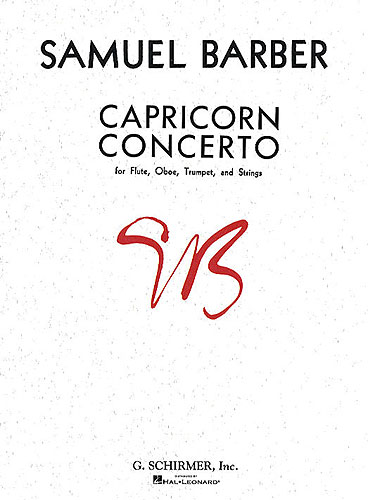 Capricorn concerto for flute, oboe, trumpet and strings,  score G.Schirmer's edition of scores vol.142