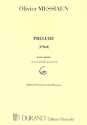 Prelude pour piano (1964) Loriod-Messiaen, Y., ed