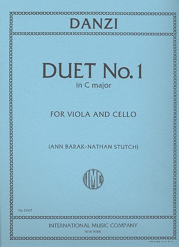 Duett C-Dur Nr.1 fr Viola und Violoncello Stutch, Ann Barak-Nathan, Ed