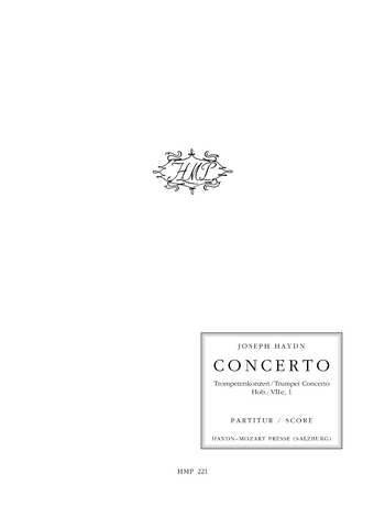 Konzert Es-Dur Hob.VIIE:1 für Trompete und Orchester Partitur