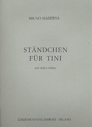 Stndchen fr Tini per viola e violino