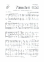 Jerusalem für gem Chor a cappella und Klavier (Orgel) ad lib. Chorpartitur