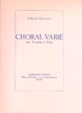Choral varie pour trombone et piano