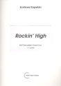 Rockin' high for percussion ensemble 4-6 Spieler,  Partitur und Stimmen