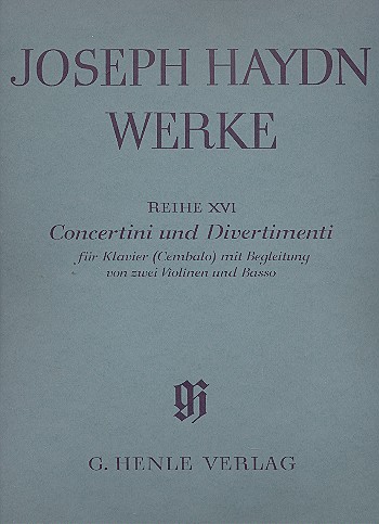 Concertini und Divertimenti fr Klavier (Cembalo), 2 Violinen und Basso