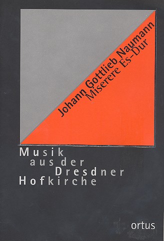 Miserere Es-Dur fr Soli, gem Chor und Orchester Partitur Musik aus der Dresdner Hofkirche