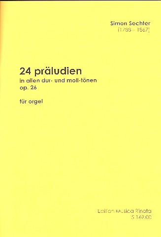 24 Prludien in allen Dur- und Molltonarten op.26 fr Orgel