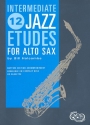 12 intermediate Jazz Etudes (+CD) for alto saxophone