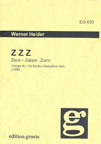 ZZZ Zeus Zappa Zorro fr Baritonsaxophon