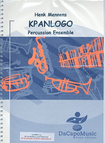 Kpanlogo for percussion sextet for minimum 6 players Partitur und Stimmen