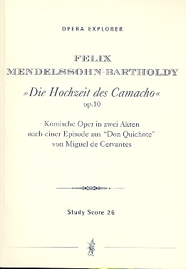 Die Hochzeit des Camacho op.10 Studienpartitur