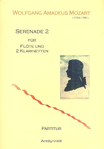 Serenade Nr.2 fr Flte und 2 Klarinetten Partitur