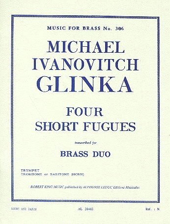 4 short fugues for trumpet and trombone (bariton)