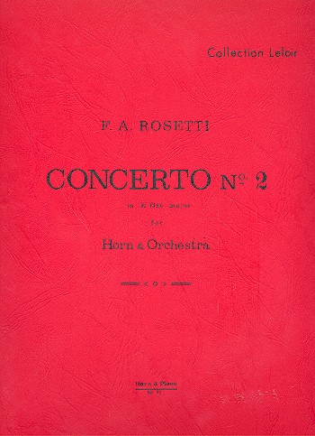 Konzert Es-Dur Nr.2 fr Horn und Klavier