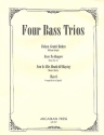 4 Bass Trios for bass recorders 4 scores