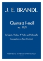Quintett f-Moll op.52,2 fr Fagott, Violine, 2 Violen und Violoncello Partitur und Stimmen