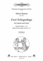 2 Sologesnge fr Sopran und Orgel