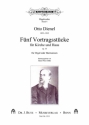 5 Vortragsstcke fr Kirche und Haus fr Orgel (Harmonium) Bhr, Hans-Peter, Ed
