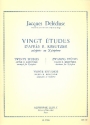 20 etudes d'apres Kreutzer pour xylophone (dt/en/fr/sp)