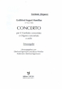 Concerto per il cembalo concertato o organo concertato e archi fr Cembalo (Orgel) und Streicher Cembalo (Orgel)