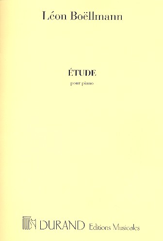 Etude  pour piano