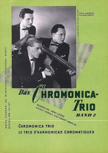Das Chromonika-Trio Band 2 fr Chromatica, Schlagzeug und Bass