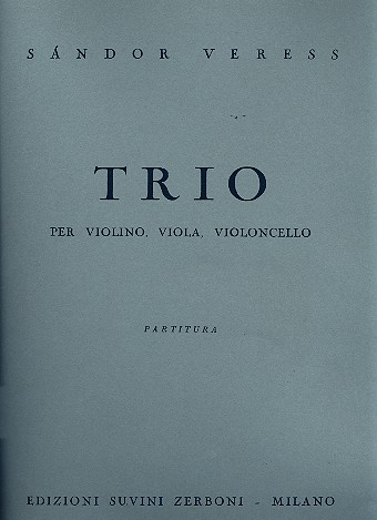 Trio fr Violine, Viola und Violoncello Studienpartitur