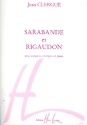 Sarabande et rigaudon pour cornet ou trompette et piano