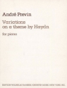 Variations on a theme by Haydn for piano