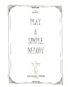 Play a simple melody for recorders (aatb) score+parts