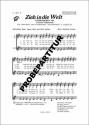 Zieh in die Welt f�r Bass-Solo und Kinderchor (Frauenchor) a cappella Singpartitur