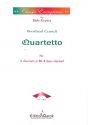 Quartett op.2,1 fr 3 Klarinetten und Baklarinette Partitur und Stimmen