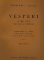 Vesperi  a 8 voci con bc partitura (1675)