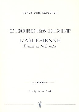 L' Arlesienne Drame en 3 actes fr Orchester Studienpartitur
