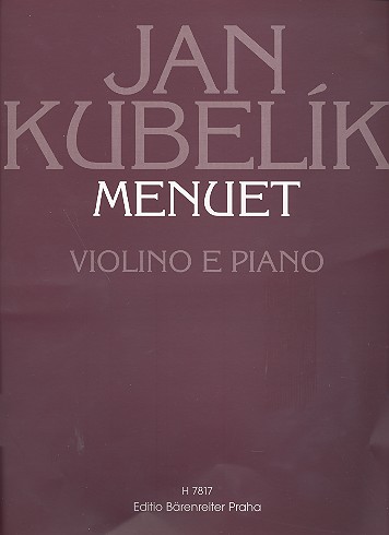 Menuett fr Violine und Klavier