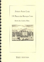 19 Pieces from the Goess Mss. for baroque lute