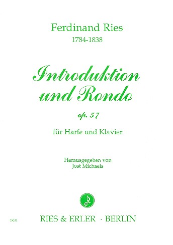 Introduktion und Rondo op.57 für Harfe und Klavier Michaels, Jost, Ed