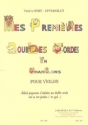 Mes premieres doubles cordes en chansons pour violon