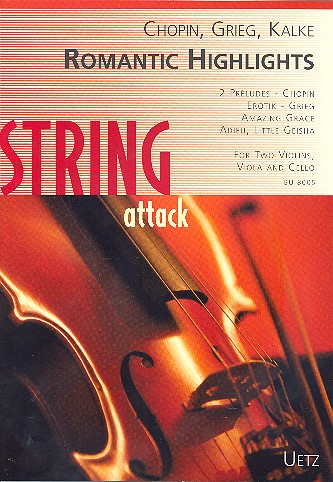 Romantic Highlights for string quartet Score and parts