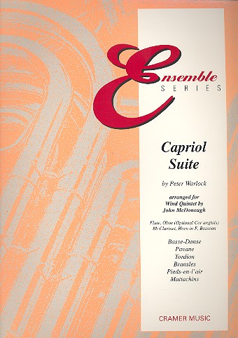 Capriol suite for wind quintet, score+parts McDonough, John, arr.