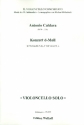 Konzert d-Moll fr Violoncello solo, 2 Violinen und Bc Stimmen