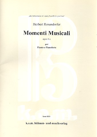 Momenti musicali op.8a  fr Flte und Klavier